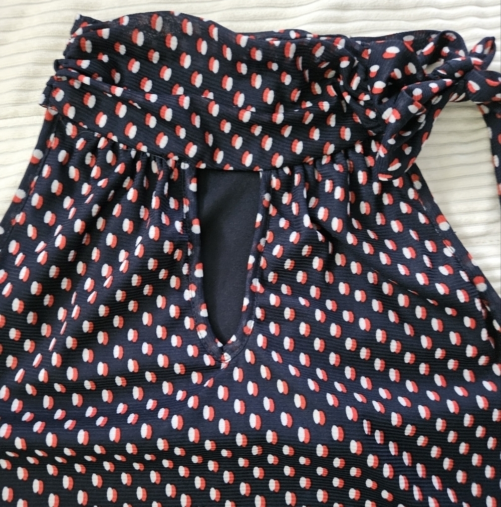 Maurices Polka Dot Halter Top Size S - Picture 2 of 7